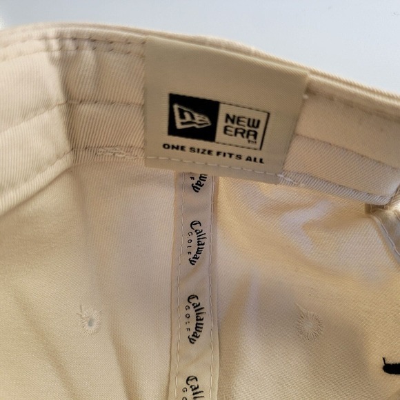 CALLAWAY GOLF Hat Cap HX Tour FT-5 NEW ERA Tan Black Adjustable Strap - Picture 6 of 7